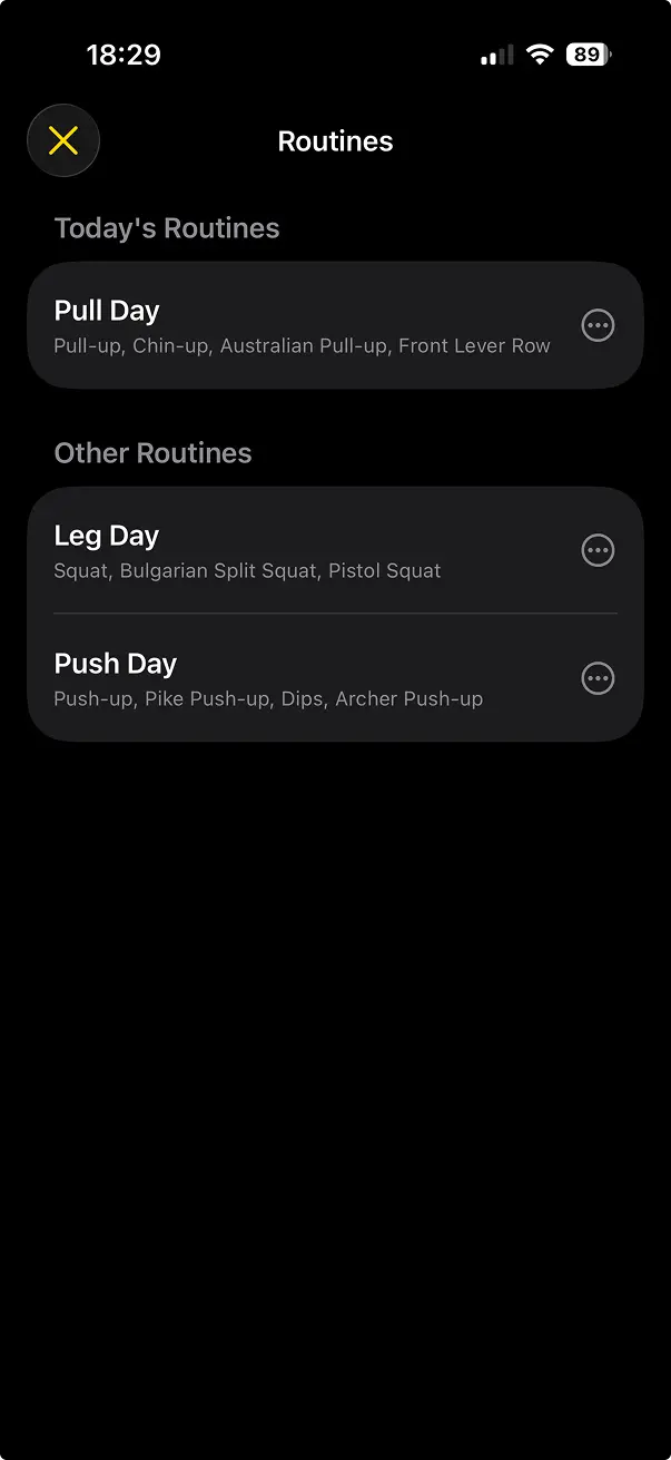 Plan your week, train on autopilot.