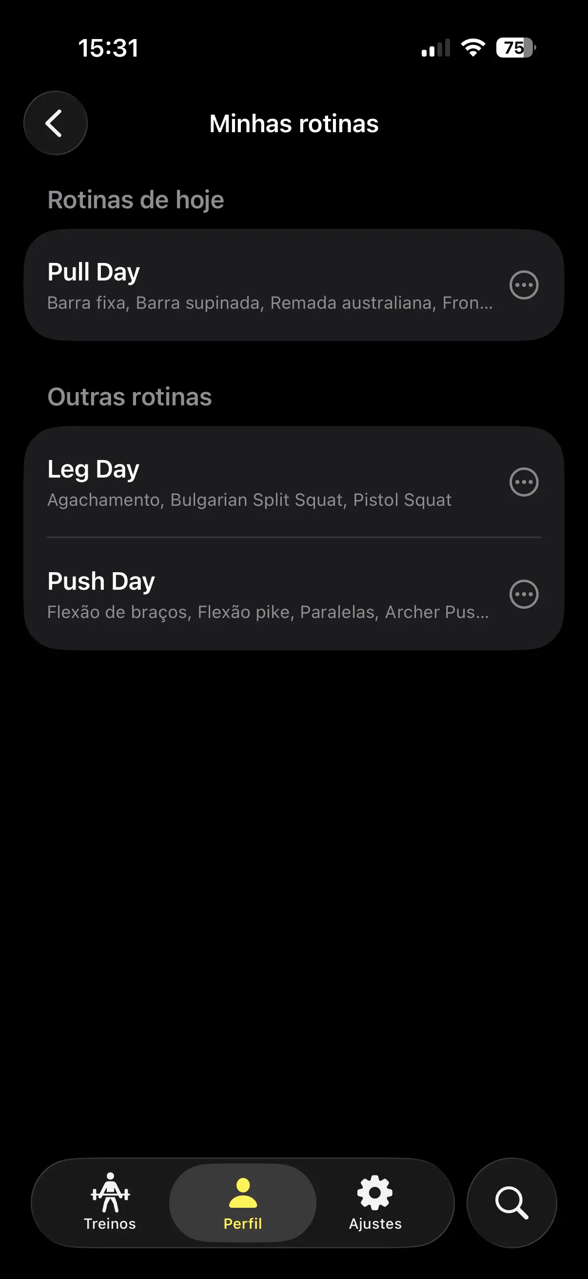 Planeje sua semana, treine no piloto automático.